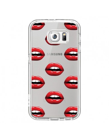 Coque Lèvres Rouges Lips Transparente pour Samsung Galaxy S6 - Yohan B.