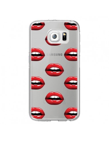 Coque Lèvres Rouges Lips Transparente pour Samsung Galaxy S6 Edge - Yohan B.