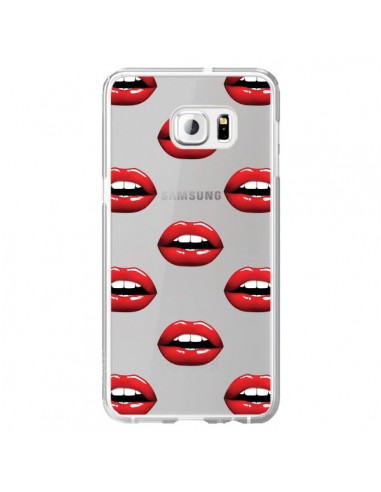 Coque Lèvres Rouges Lips Transparente pour Samsung Galaxy S6 Edge Plus - Yohan B.