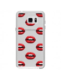 Coque Lèvres Rouges Lips Transparente pour Samsung Galaxy...