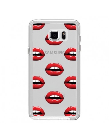 Coque Lèvres Rouges Lips Transparente pour Samsung Galaxy Note 5 - Yohan B.