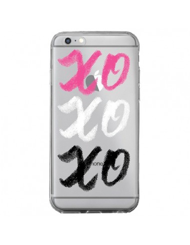 Coque iPhone 6 Plus et 6S Plus XoXo Rose Blanc Noir Transparente - Yohan B.