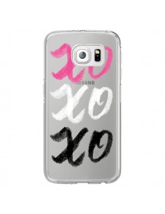 Coque XoXo Rose Blanc Noir Transparente pour Samsung...