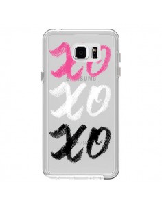 Coque XoXo Rose Blanc Noir Transparente pour Samsung...