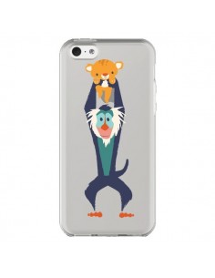 Coque iPhone 5C Futur Roi Lion King Rafiki Transparente -...