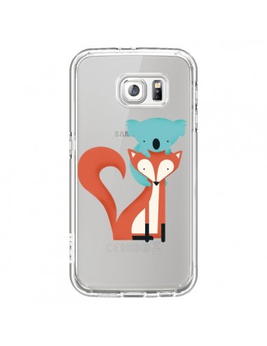 Coque Renard et Koala Love Transparente pour Samsung Galaxy S6 - Jay Fleck