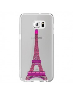 Coque Tour Eiffel Rose Paris Transparente pour Samsung...