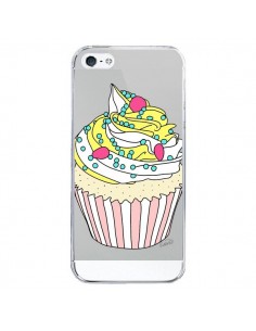Coque iPhone 5/5S et SE Cupcake Dessert Transparente -...