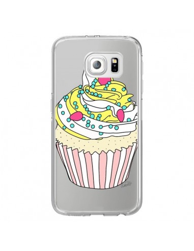 Coque Cupcake Dessert Transparente pour Samsung Galaxy S6 Edge - Asano Yamazaki