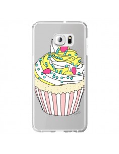 Coque Cupcake Dessert Transparente pour Samsung Galaxy S6...