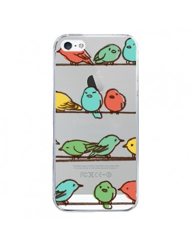 Coque iPhone 5/5S et SE Oiseaux Birds Transparente - Eric Fan