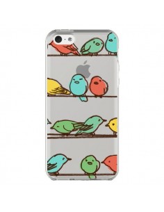 Coque iPhone 5C Oiseaux Birds Transparente - Eric Fan