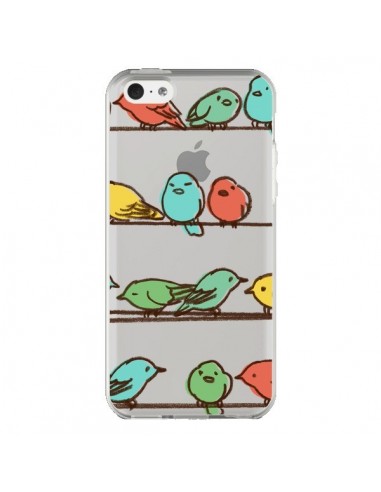 Coque iPhone 5C Oiseaux Birds Transparente - Eric Fan