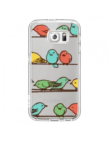 Coque Oiseaux Birds Transparente pour Samsung Galaxy S6 - Eric Fan