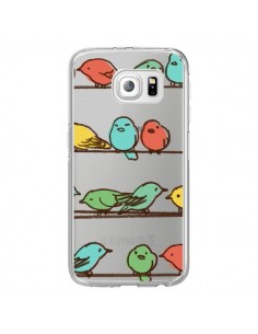 Coque Oiseaux Birds Transparente pour Samsung Galaxy S6...