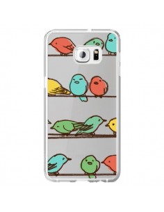 Coque Oiseaux Birds Transparente pour Samsung Galaxy S6...