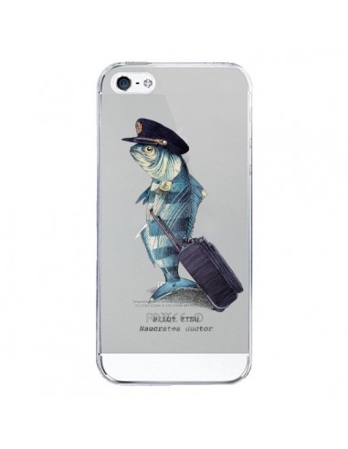 Coque iPhone 5/5S et SE Pilot Fish Poisson Pilote Transparente - Eric Fan