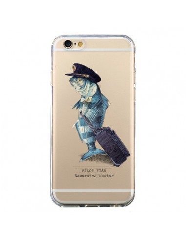 Coque iPhone 6 et 6S Pilot Fish Poisson Pilote Transparente - Eric Fan