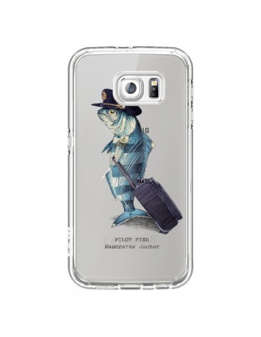 Coque Pilot Fish Poisson Pilote Transparente pour Samsung Galaxy S6 - Eric Fan