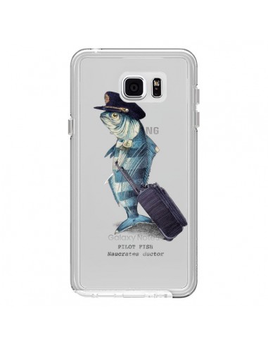 Coque Pilot Fish Poisson Pilote Transparente pour Samsung Galaxy Note 5 - Eric Fan