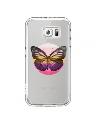 Coque Papillon Butterfly Transparente pour Samsung Galaxy S6 - Eric Fan