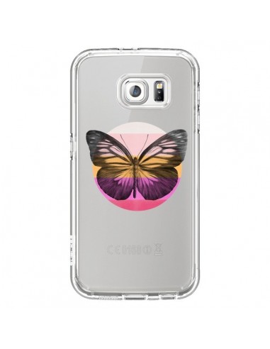 Coque Papillon Butterfly Transparente pour Samsung Galaxy S6 - Eric Fan