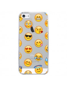 Coque iPhone 5/5S et SE Smiley Emoticone Emoji...