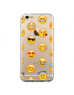 Coque iPhone 6 et 6S Smiley Emoticone Emoji Transparente...