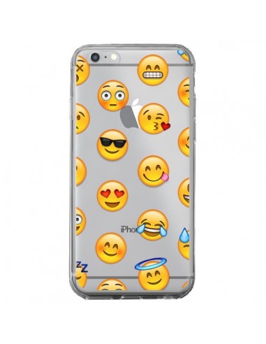 Coque iPhone 6 Plus et 6S Plus Smiley Emoticone Emoji Transparente - Laetitia