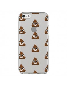 Coque iPhone 5C Shit Poop Emoticone Emoji Transparente -...