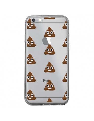 Coque iPhone 6 Plus et 6S Plus Shit Poop Emoticone Emoji Transparente - Laetitia
