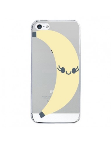 Coque iPhone 5/5S et SE Banana Banane Fruit Transparente - Claudia Ramos