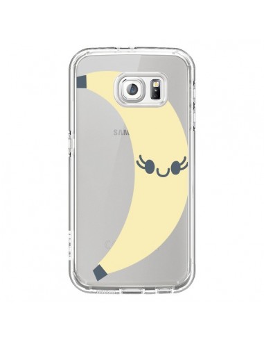 Coque Banana Banane Fruit Transparente pour Samsung Galaxy S6 - Claudia Ramos