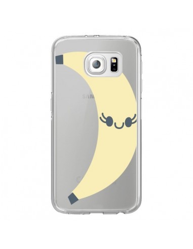 Coque Banana Banane Fruit Transparente pour Samsung Galaxy S6 Edge - Claudia Ramos