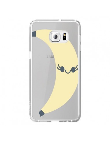 Coque Banana Banane Fruit Transparente pour Samsung Galaxy S6 Edge Plus - Claudia Ramos