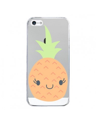 Coque iPhone 5/5S et SE Ananas Pineapple Fruit Transparente - Claudia Ramos