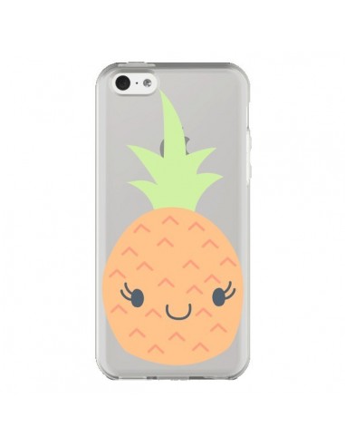 Coque iPhone 5C Ananas Pineapple Fruit Transparente - Claudia Ramos