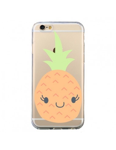 Coque iPhone 6 et 6S Ananas Pineapple Fruit Transparente - Claudia Ramos