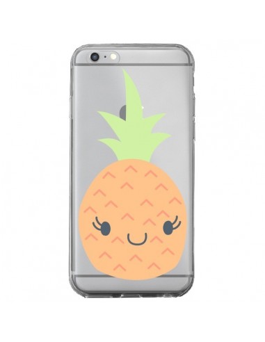 Coque iPhone 6 Plus et 6S Plus Ananas Pineapple Fruit Transparente - Claudia Ramos
