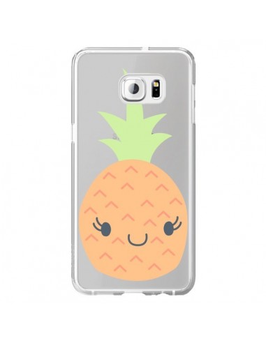 Coque Ananas Pineapple Fruit Transparente pour Samsung Galaxy S6 Edge Plus - Claudia Ramos