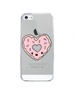 Coque iPhone 5/5S et SE Donuts Heart Coeur Rose...