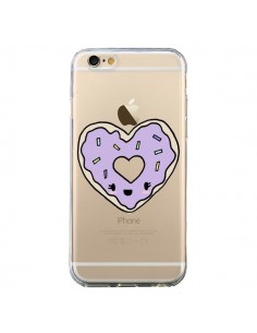 Coque iPhone 6 et 6S Donuts Heart Coeur Violet...