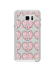 Coque Donuts Heart Coeur Rose Pink Transparente pour...