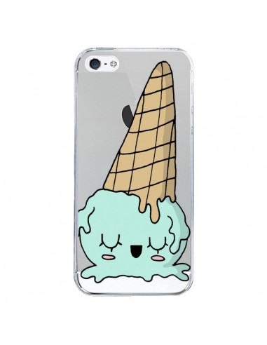 Coque iPhone 5/5S et SE Ice Cream Glace Summer Ete Renverse Transparente - Claudia Ramos