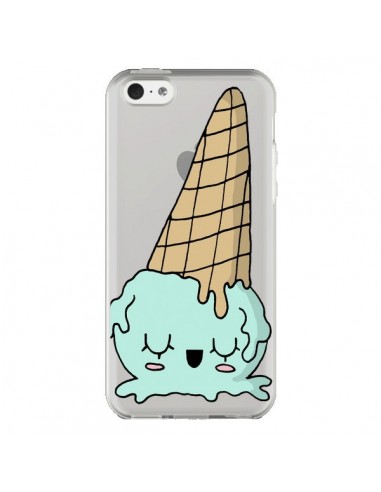 Coque iPhone 5C Ice Cream Glace Summer Ete Renverse Transparente - Claudia Ramos