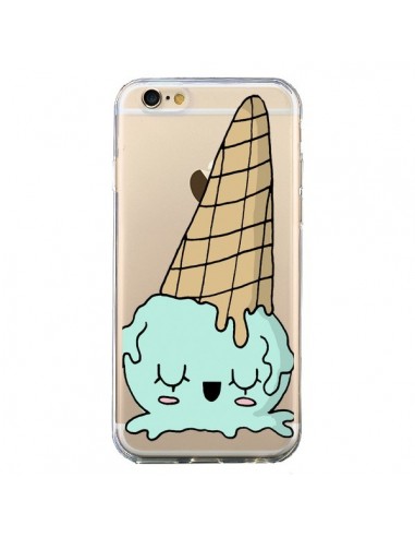 Coque iPhone 6 et 6S Ice Cream Glace Summer Ete Renverse Transparente - Claudia Ramos