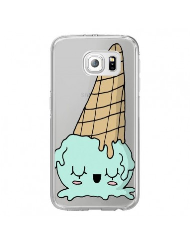 Coque Ice Cream Glace Summer Ete Renverse Transparente pour Samsung Galaxy S6 Edge - Claudia Ramos