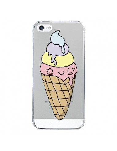 Coque iPhone 5/5S et SE Ice Cream Glace Summer Ete Parfum Transparente - Claudia Ramos