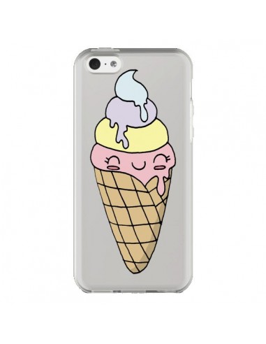 Coque iPhone 5C Ice Cream Glace Summer Ete Parfum Transparente - Claudia Ramos