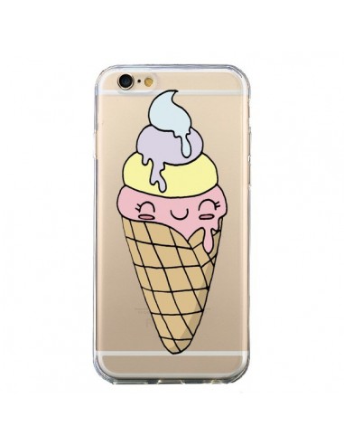 Coque iPhone 6 et 6S Ice Cream Glace Summer Ete Parfum Transparente - Claudia Ramos